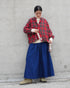 INDIGO Tartan Over Shirt / Red・Blue