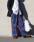 〈再入荷〉INDIGO Tartan Ease Pants / Red・Blue