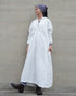 Heirloom Collar Dress / White・Black