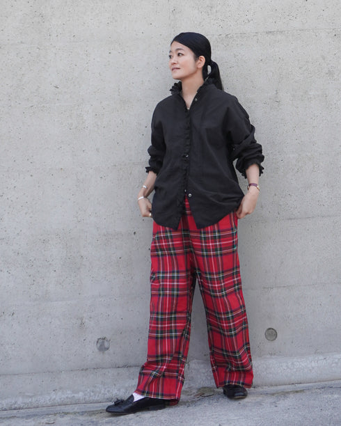 〈再入荷〉INDIGO Tartan Ease Pants / Red・Blue