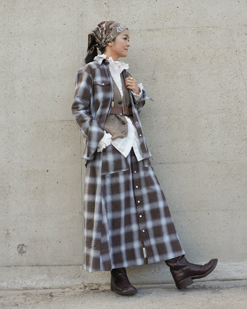 INDIGO Ombre Western Shirt