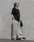 Linen Ease Pants / Natural・Brown・Black