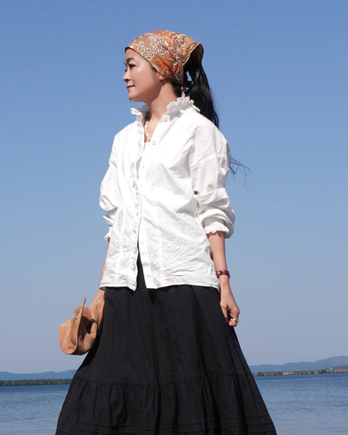 Vintage Lace Blouse / White