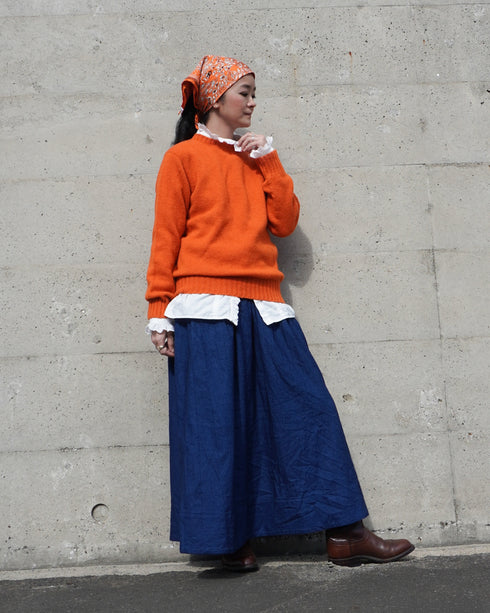 INDIGO Gathered Skirt