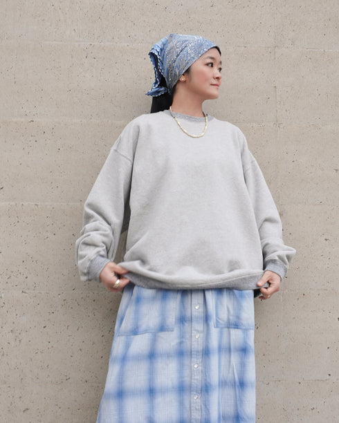 Baggy Sweat Shirt / Gray