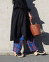 Linen Tuck Shirt Dress / White・Black