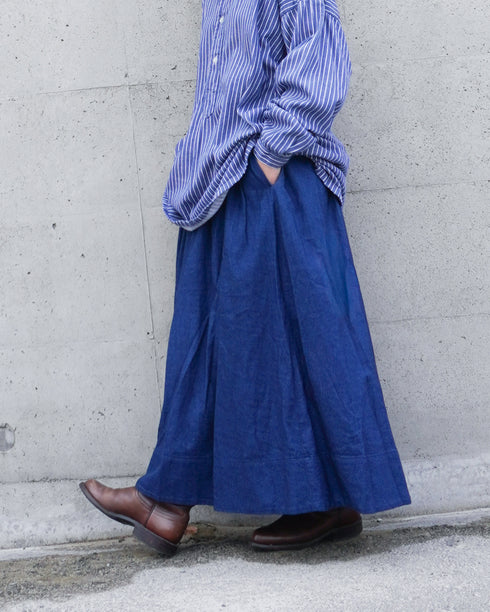 INDIGO Gathered Skirt