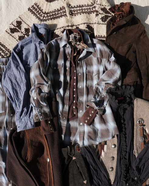 INDIGO Ombre Western Shirt