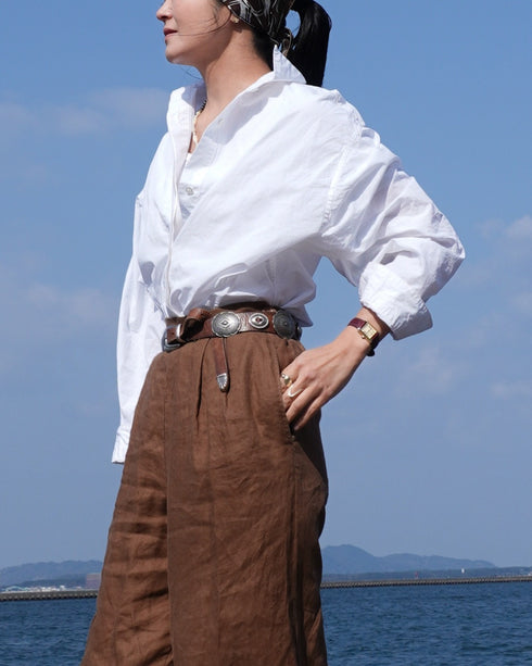 Dolman Sleeve Shirt / White