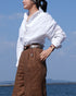 Dolman Sleeve Shirt / White