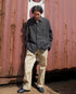 Dobby Check Over Shirt / Beige・Blue・Charcoal
