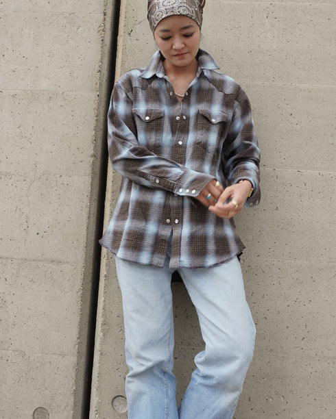 INDIGO Ombre Western Shirt