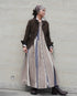 BasShu × Dopple&Scent Gathered Shirt Dress / BROWN