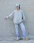 Baggy Sweat Shirt / Gray