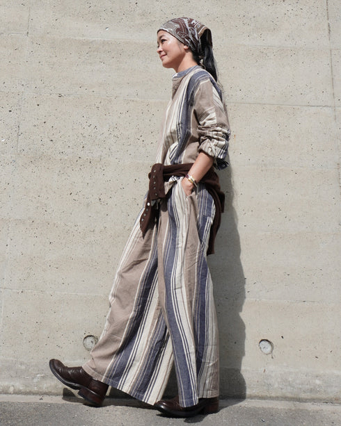 BasShu × Dopple&Scent Ease Pants / BROWN