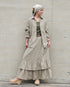 Dobby Check Frill Skirt / Beige・Blue・Charcoal
