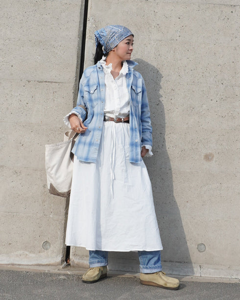 INDIGO Ombre Western Shirt