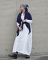 Heirloom Collar Dress / White・Black