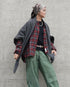 Nel Check Over Shirt / Black Watch・Red Check