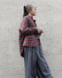 Nel Check Over Shirt / Black Watch・Red Check
