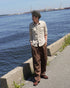 Linen Ease Pants / Natural・Brown・Black