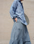 INDIGO Chambray Work Shirt / Blue・Navy
