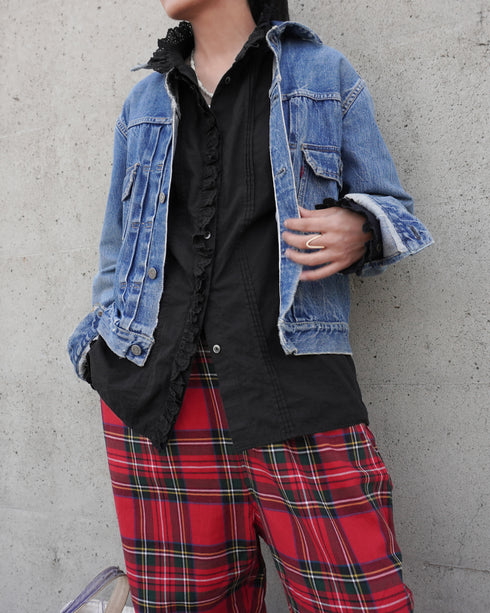 Vintage Lace Blouse / Black