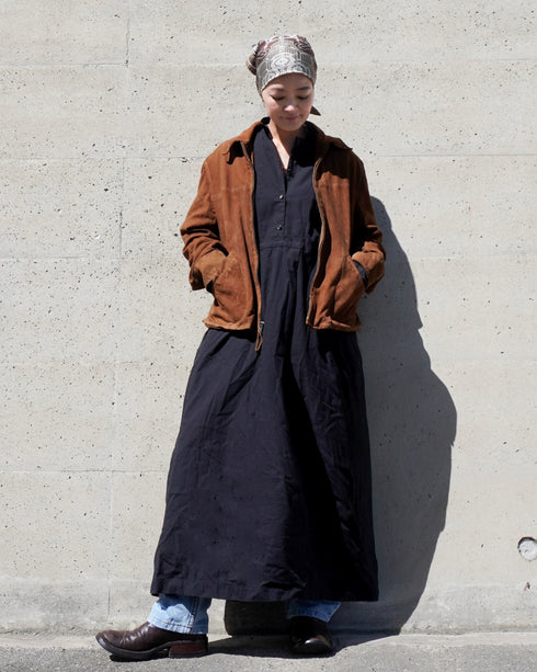 Heirloom Collar Dress / White・Black