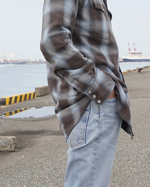 INDIGO Ombre Western Shirt