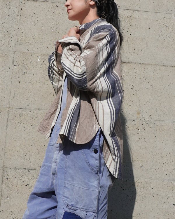 BasShu × Dopple&Scent Over Shirt / BROWN