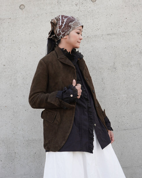 Vintage Lace Blouse / Black