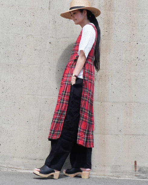 Linen Ease Pants / Natural・Brown・Black
