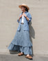 INDIGO Chambray Work Shirt / Blue・Navy