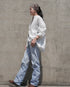 Heirloom Pintuck Lace Blouse / White