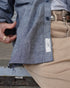 INDIGO Chambray Work Shirt / Blue・Navy