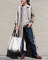 BasShu × Dopple&Scent Gathered Shirt Dress / BROWN