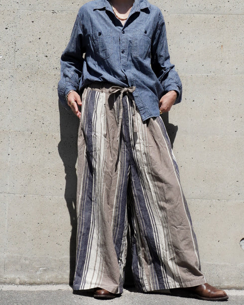 BasShu × Dopple&Scent Ease Pants / BROWN
