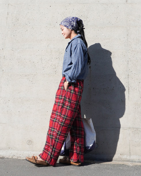 INDIGO Chambray Work Shirt / Blue・Navy