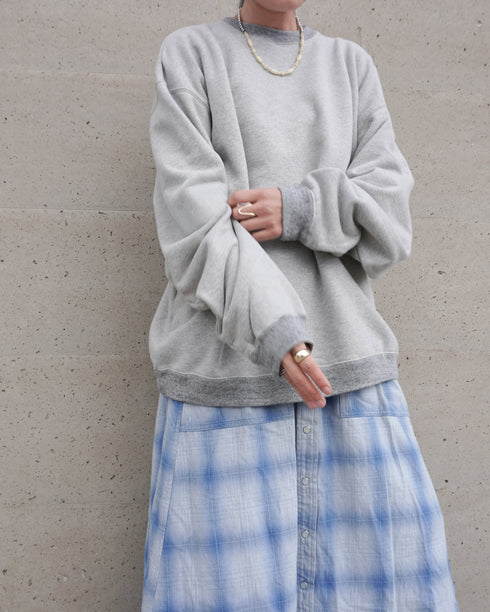 Baggy Sweat Shirt / Gray