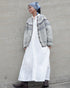 Heirloom Collar Dress / White・Black