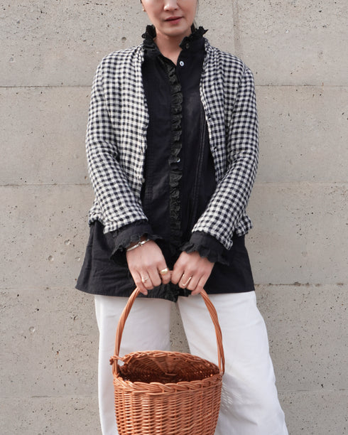 Vintage Lace Blouse / Black