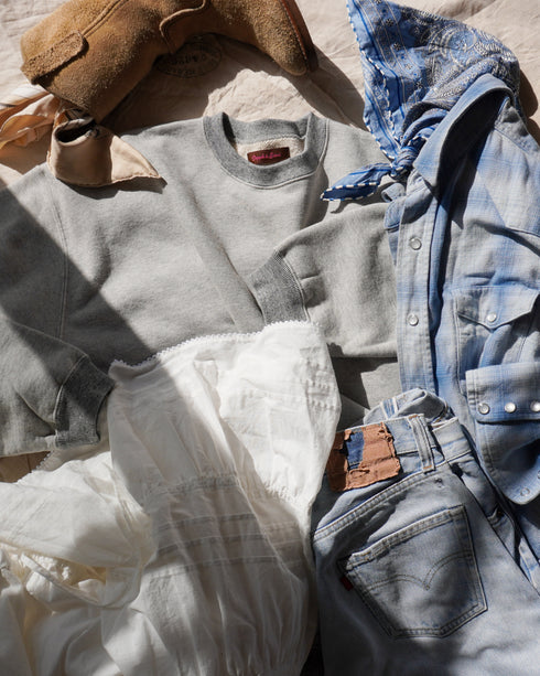 Baggy Sweat Shirt / Gray