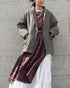 Nel Check Apron Dress / Black Watch・Red Check