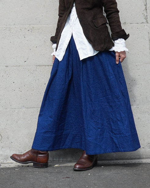INDIGO Gathered Skirt