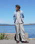 Raffy Cotton Ease Tee / White・Gray・Khaki