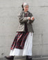 Nel Check Apron Dress / Black Watch・Red Check