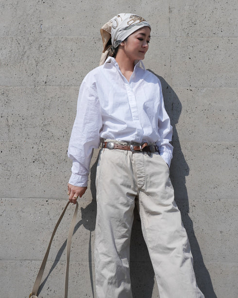 Dolman Sleeve Shirt / White