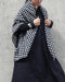 Wool Check Square Stole / Gingham Check・Small Check