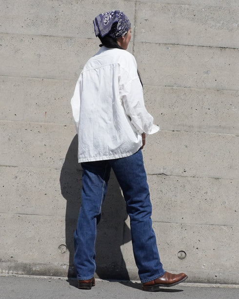 Heirloom Pintuck Lace Blouse / White
