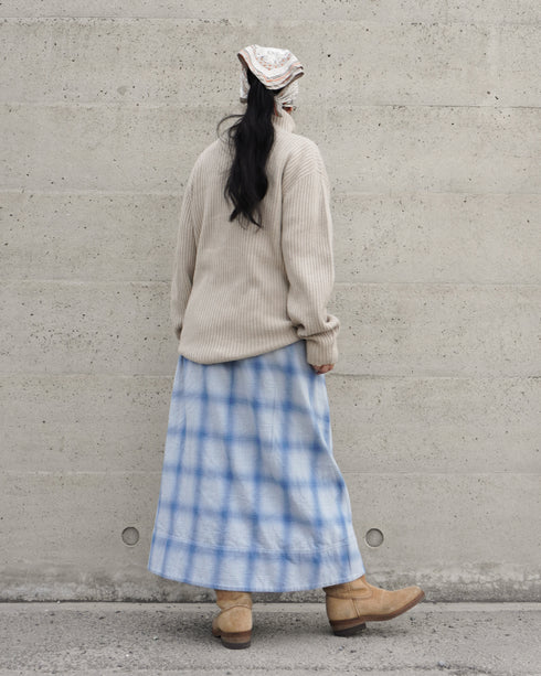 INDIGO Ombre Cargo Skirt